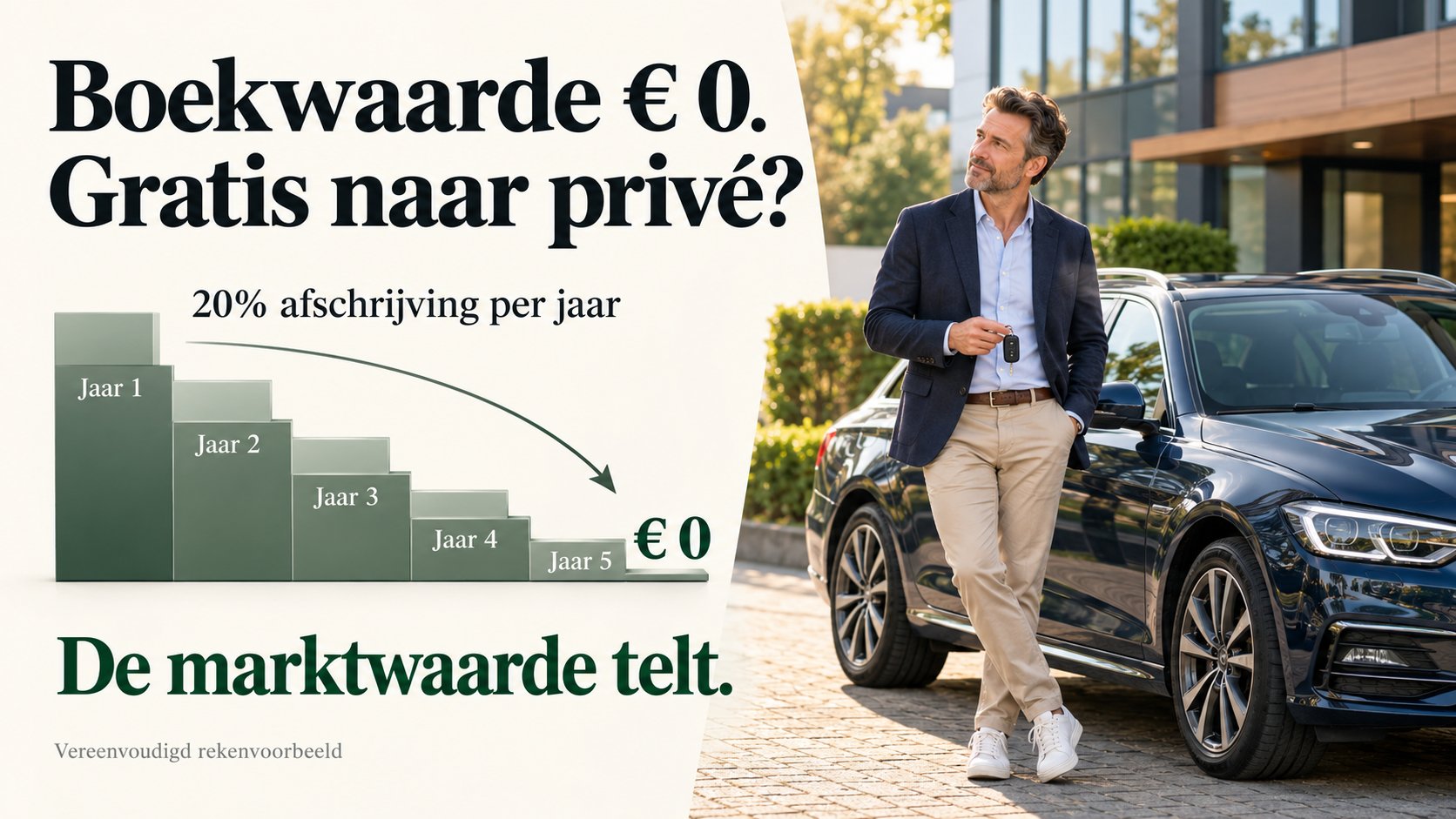 Mag ik mijn auto van de zaak voor de boekwaarde overnemen?