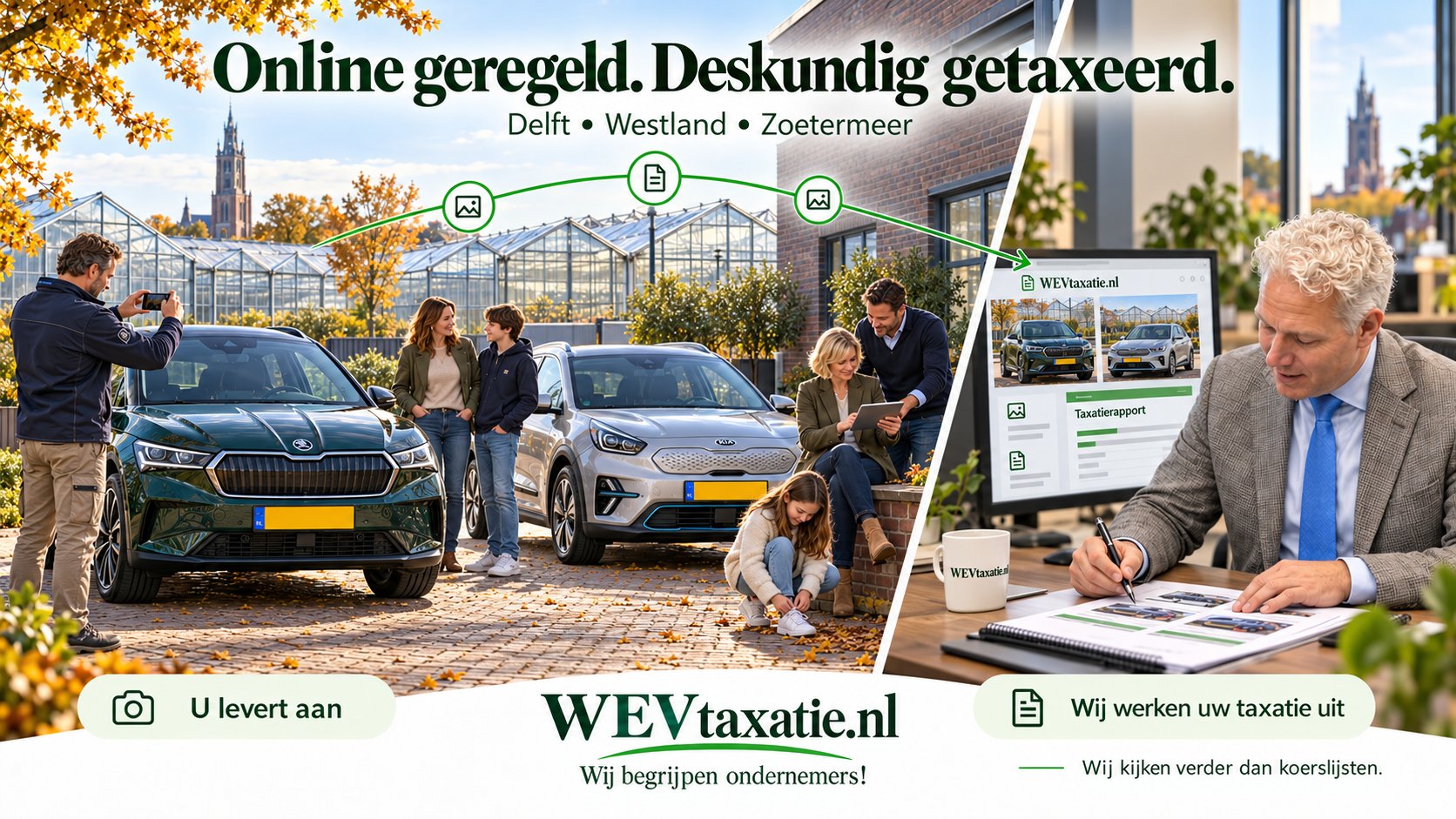 Uw EV naar privé in Delft en het Westland?
