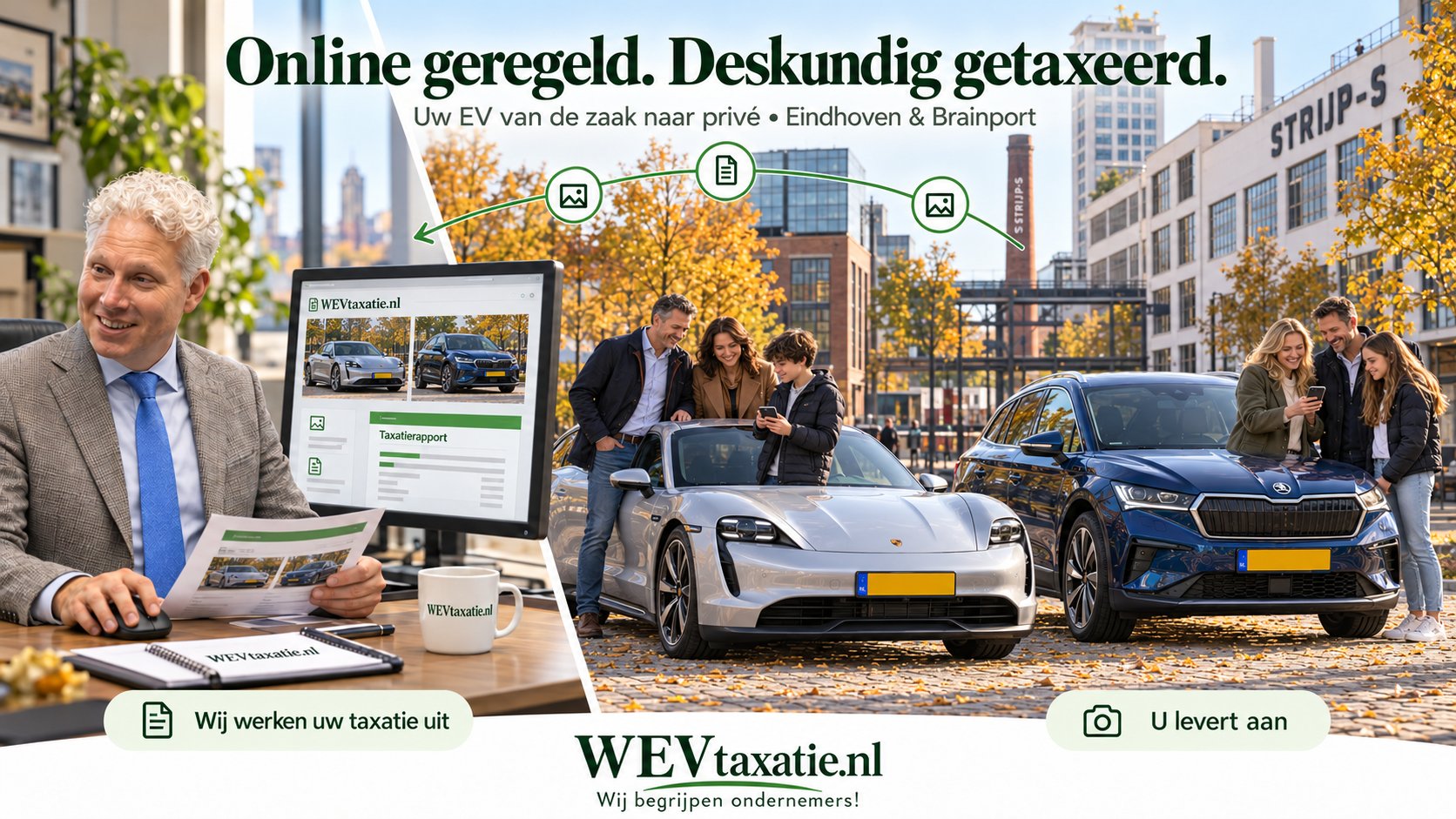 Uw EV van de zaak naar privé in Eindhoven en Brainport?