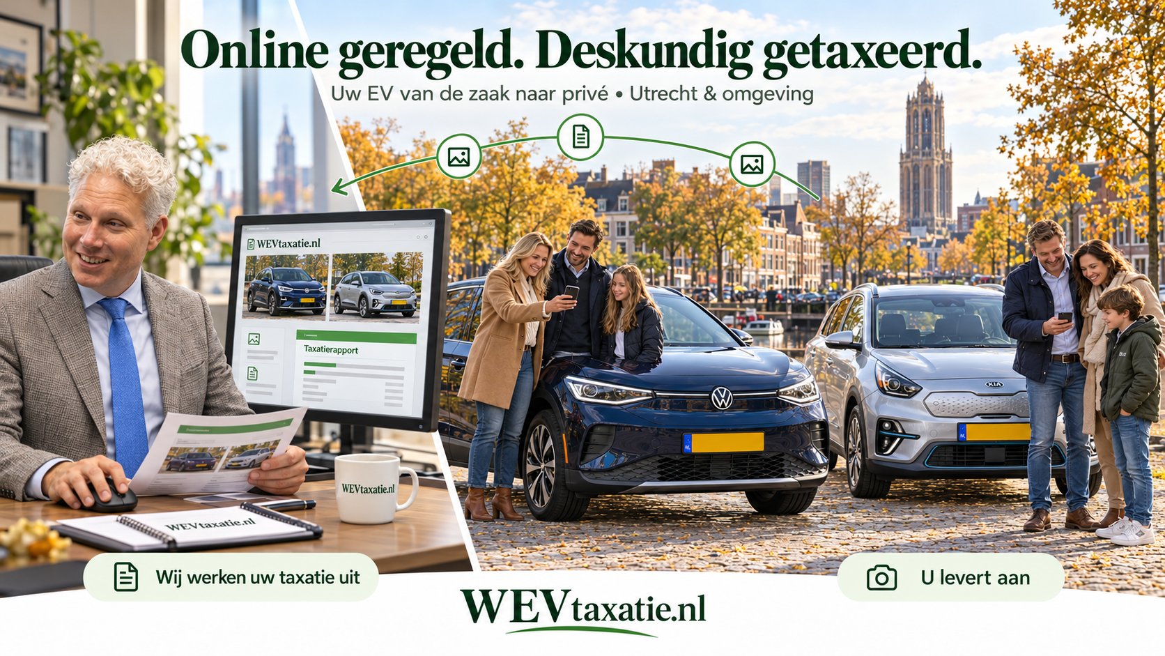 Uw EV van de zaak naar privé in Utrecht en omgeving?