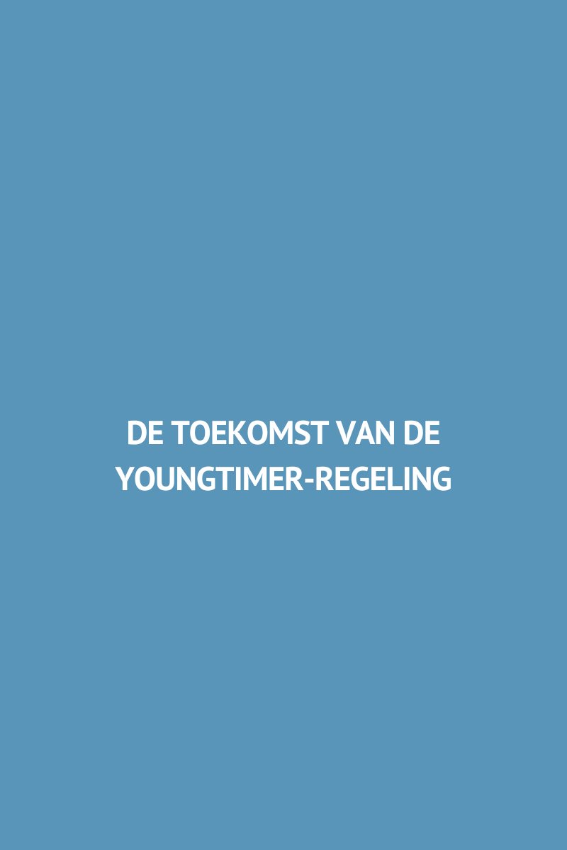 De toekomst van de youngtimer-regeling