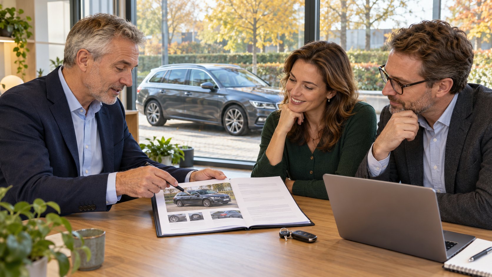 Wie kan een taxatierapport maken voor de overname van mijn auto van de zaak?